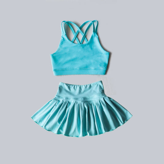 4.3GSD2440 Light Blue Yoga Set