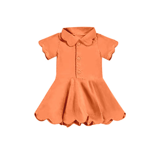 4.8GSD2473 Orange Yoga Dress