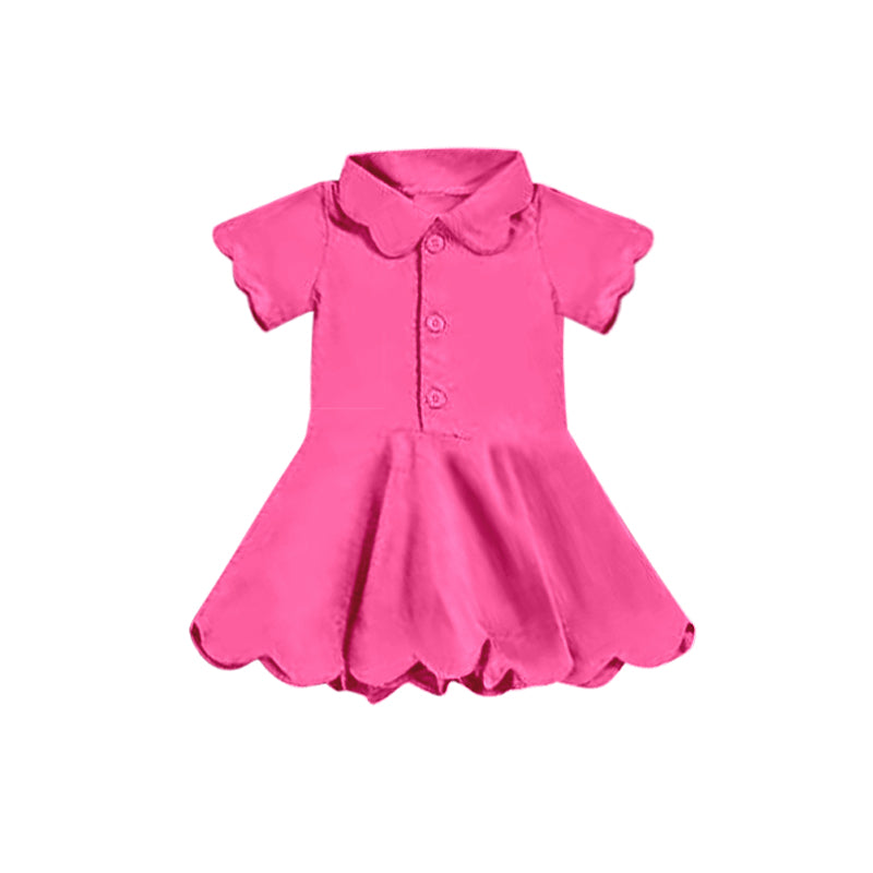 4.8GSD2474 Rose Red Yoga Dress