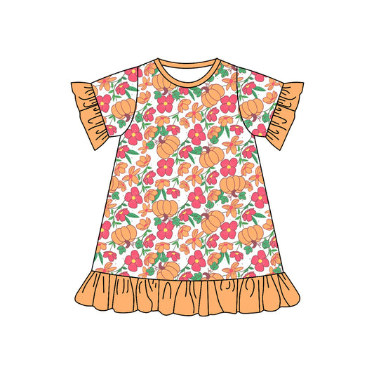 4.25 GSD2541 Flower short-sleeved girls dress