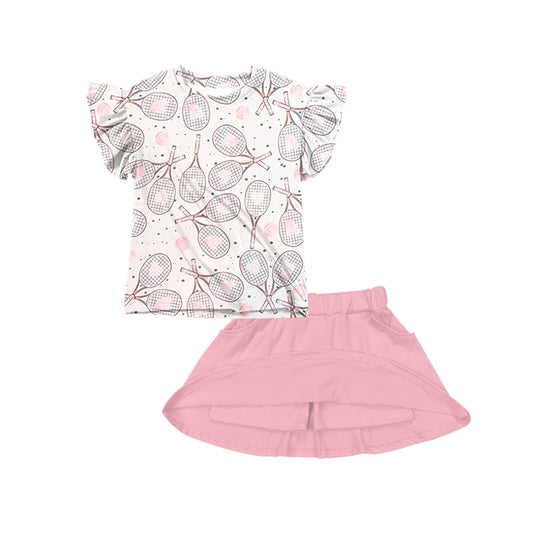 5.1GSD2549 badminton racket short-sleeved skirt suit