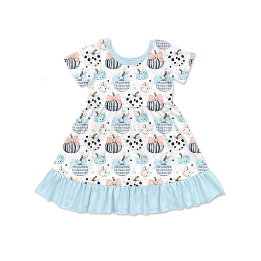 5.10GSD2579 Pumpkin Summer Short Sleeve Dress