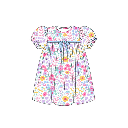 5.27GSD2592 Floral Short Sleeve Dress