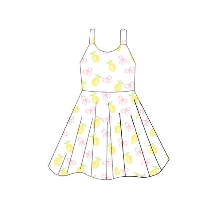 5.27GSD2597 Yellow Lemon Dress