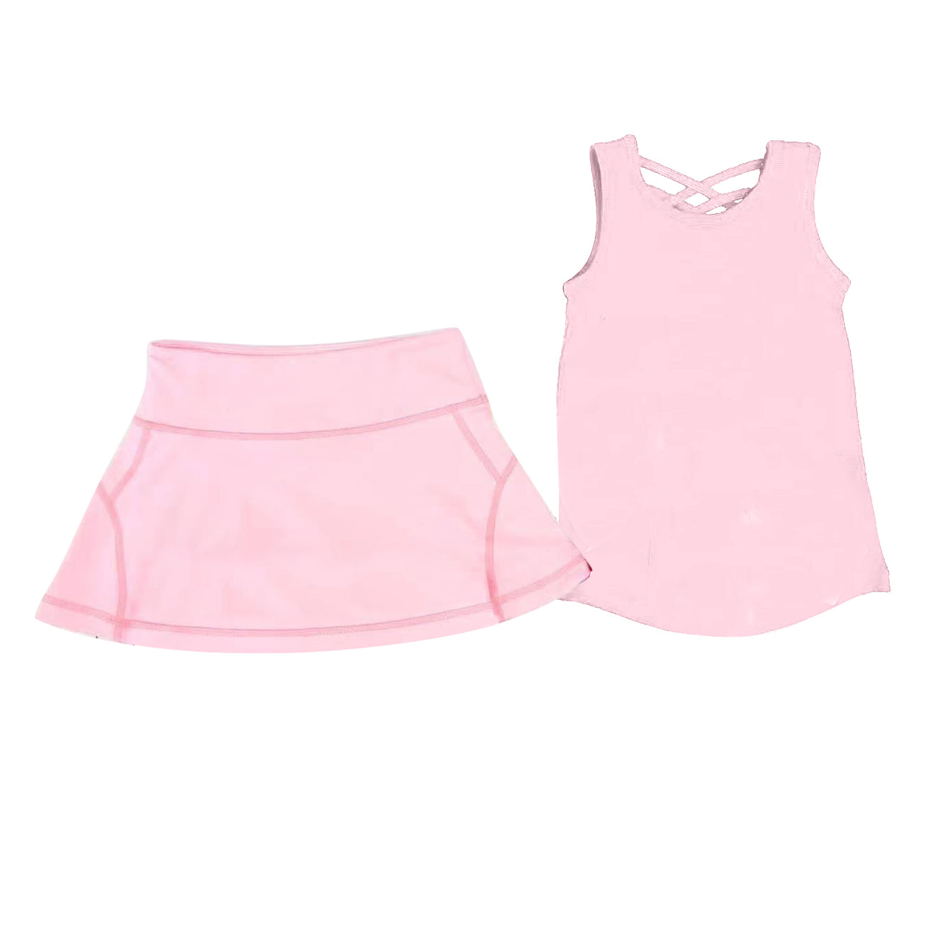 6.2GSD2652 Pink Yoga Two-piece Set