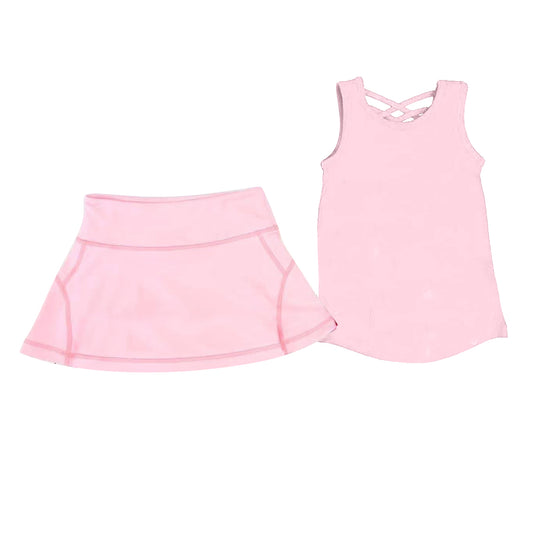 6.2GSD2652 Pink Yoga Two-piece Set