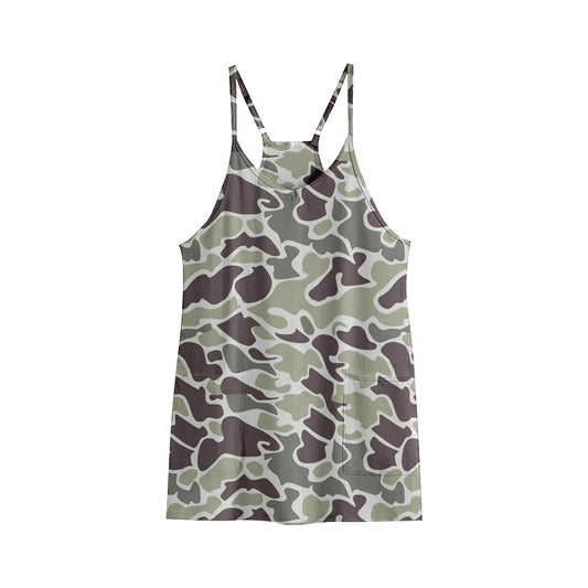 6.20GSD2719 Camouflage Strap Yoga Bodysuit