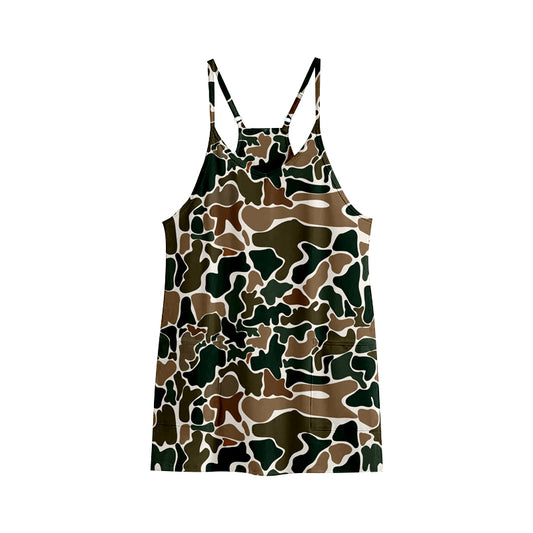 6.20GSD2721 Camouflage Strap Yoga Bodysuit