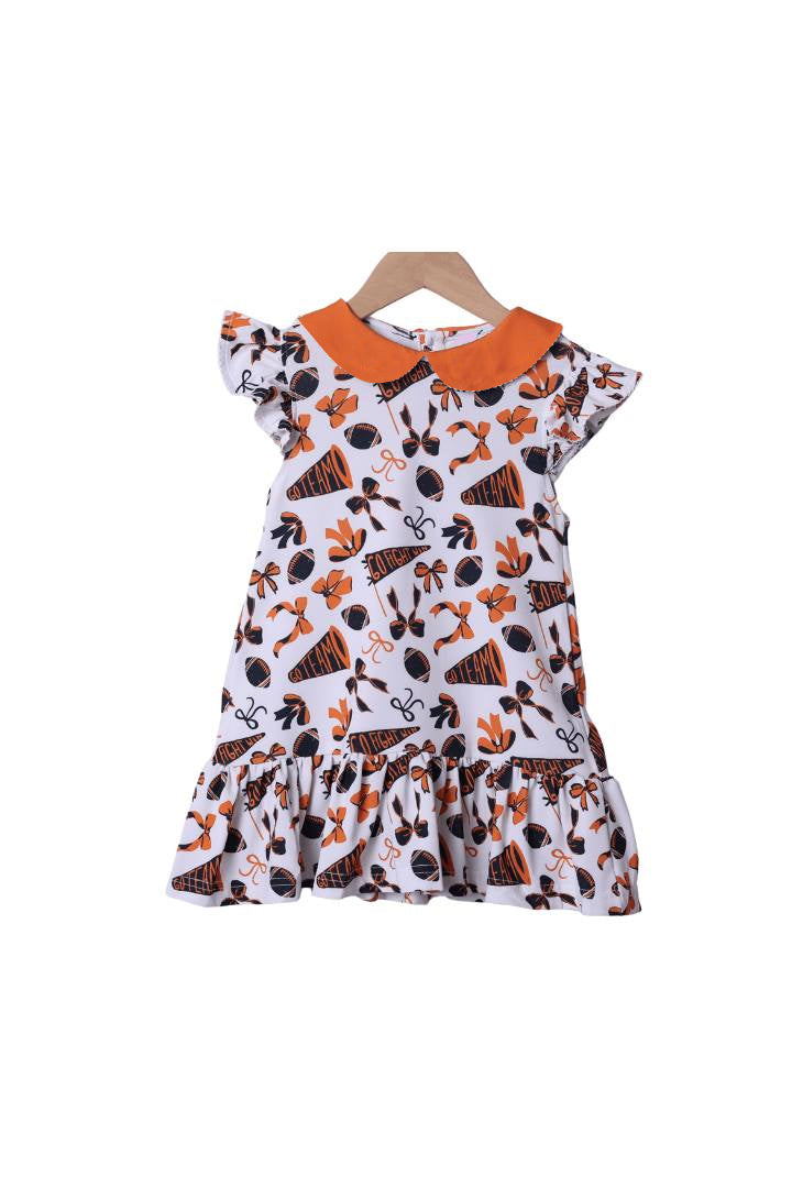 7.26 GSD2785 Orange bow girl dress