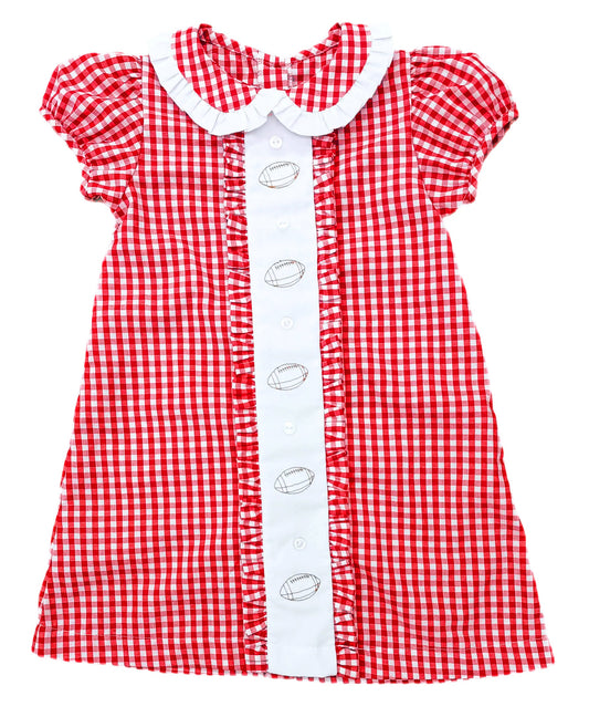 X827 GSD2798 plaid red dress