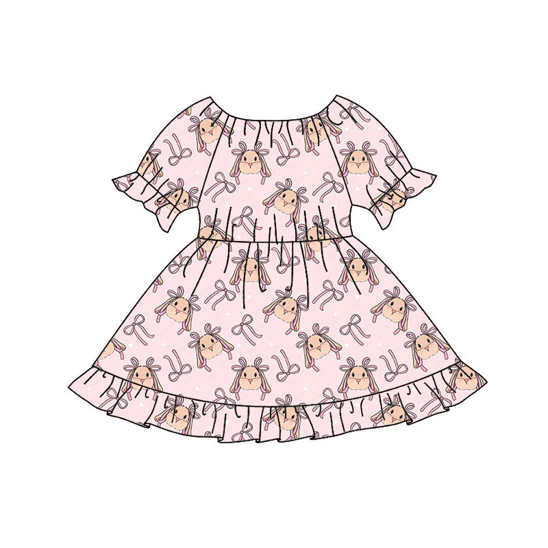 X929 GSD2836 Bow Cartoon Dress