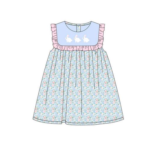 X10.29 GSD2861 Rabbit Floral Print Dress