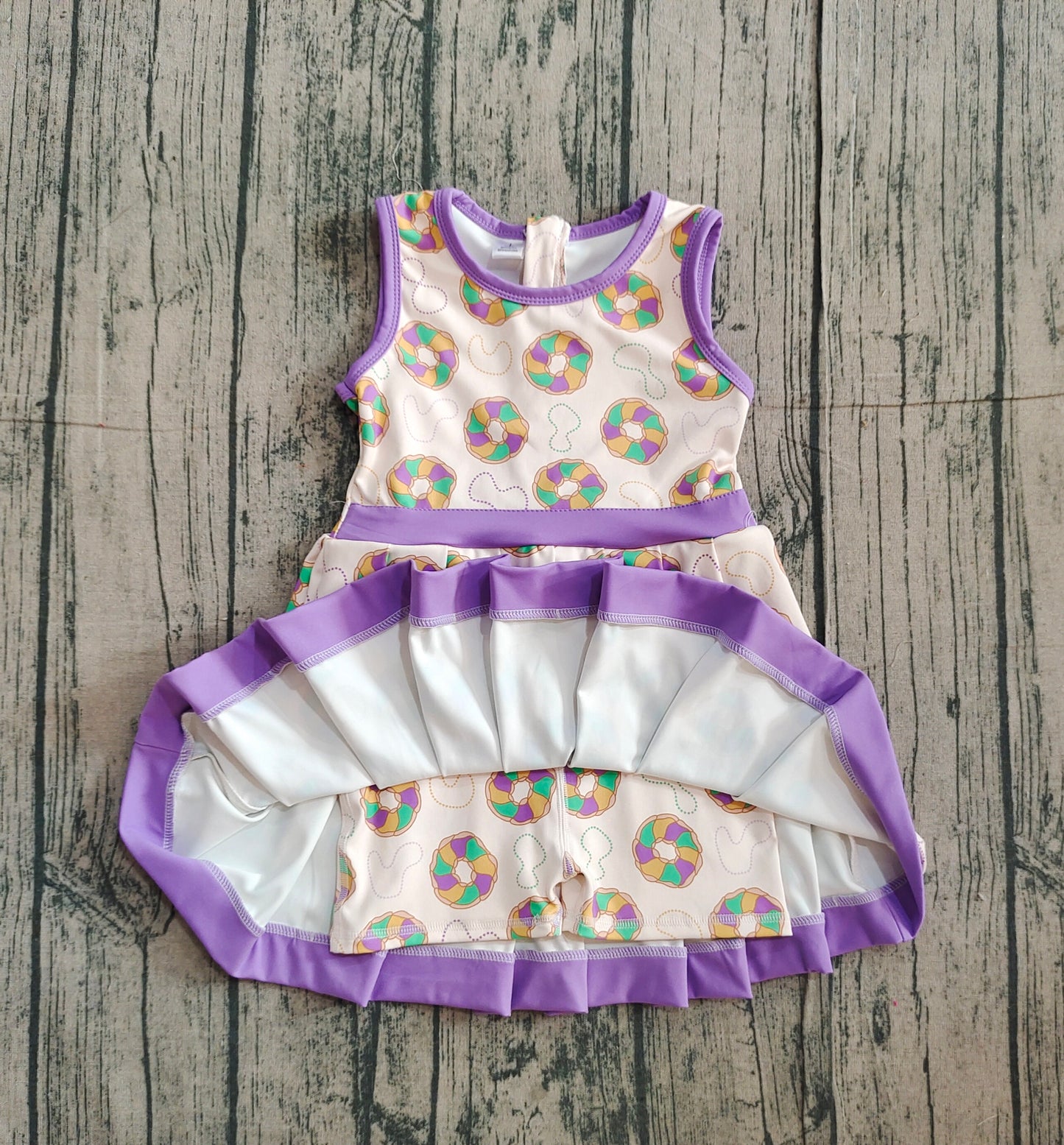X11.11 GSD2867 Purple Sleeveless Yoga Dress