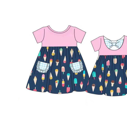 X10.27 GSD2958 Ice Cream Pocket Dress