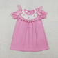 3.28 Sibling Baby Kids Short sleeves He is rise cross kids girls Easter dresses