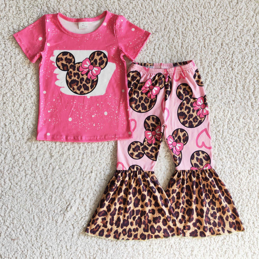 4.12 GSPO0225 Mickey leopard print suit