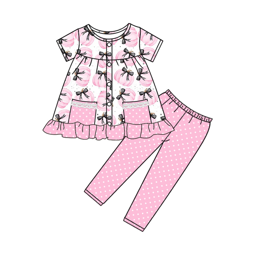 4.25 GSPO2019 Pink Pumpkin Short Sleeve Suit