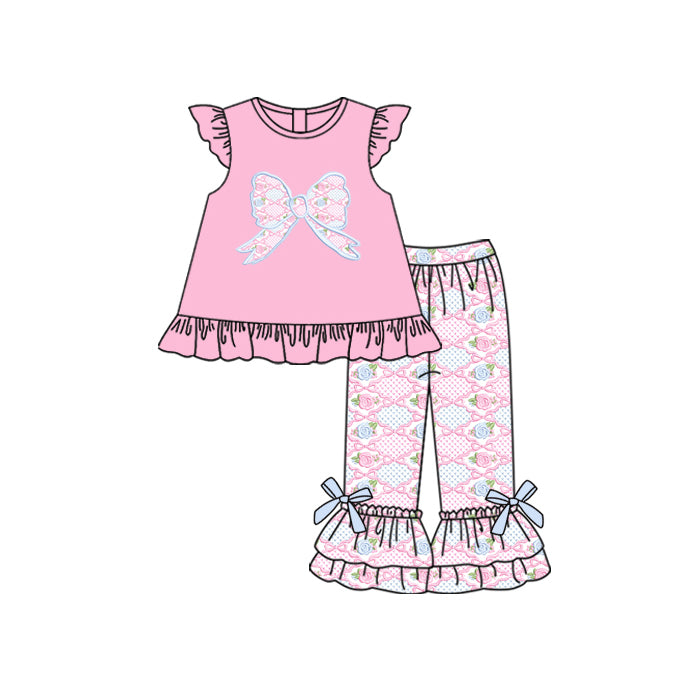 5.21GSPO2033 Pink bow pink suit