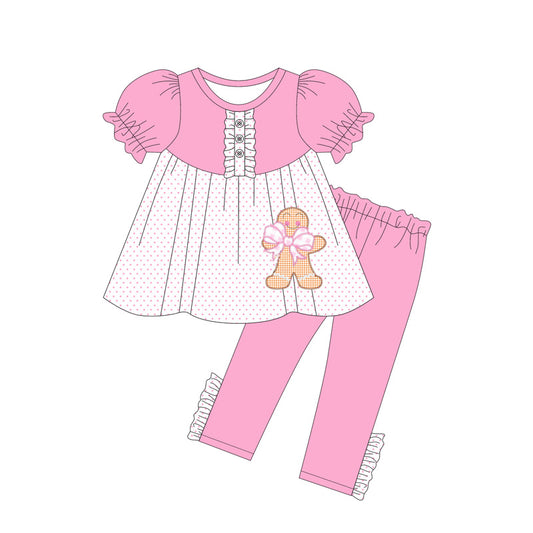 5.21GSPO2034 Gingerbread Girl Pink Outfit