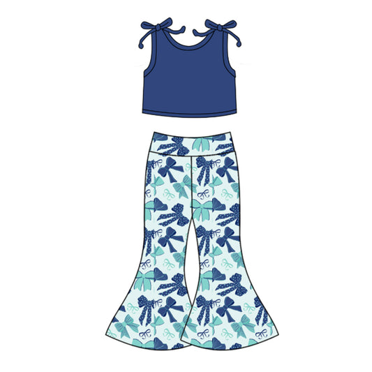 5.27GSPO2036 Blue bow sling suit