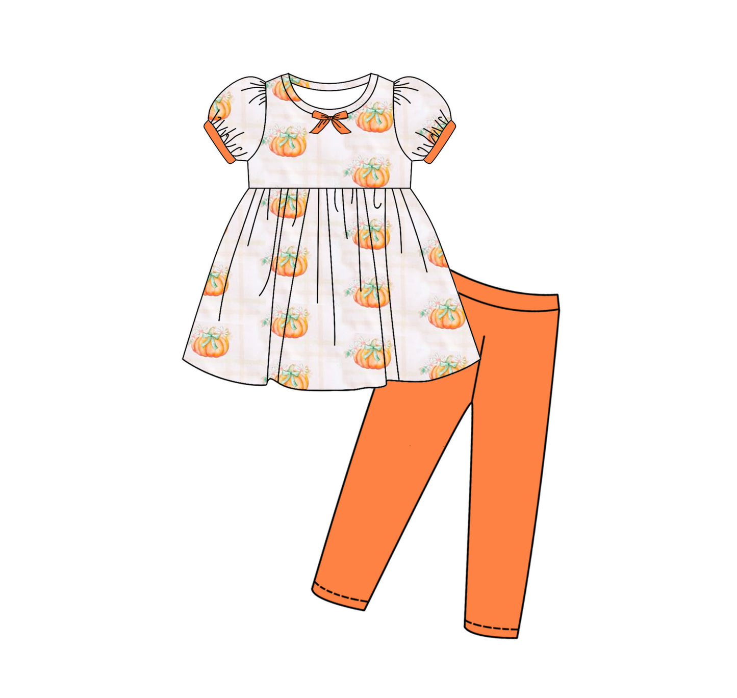 7.17GSPO2057 Orange Pumpkin Set
