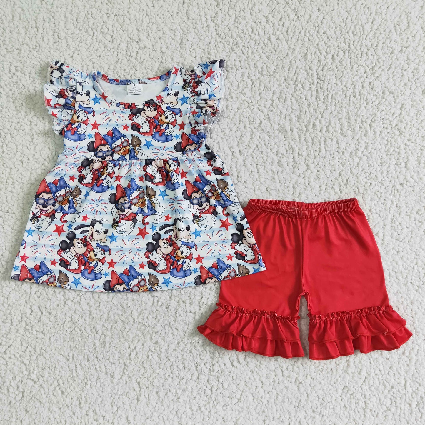 GSSO0094 Mickey short sleeve shorts suit