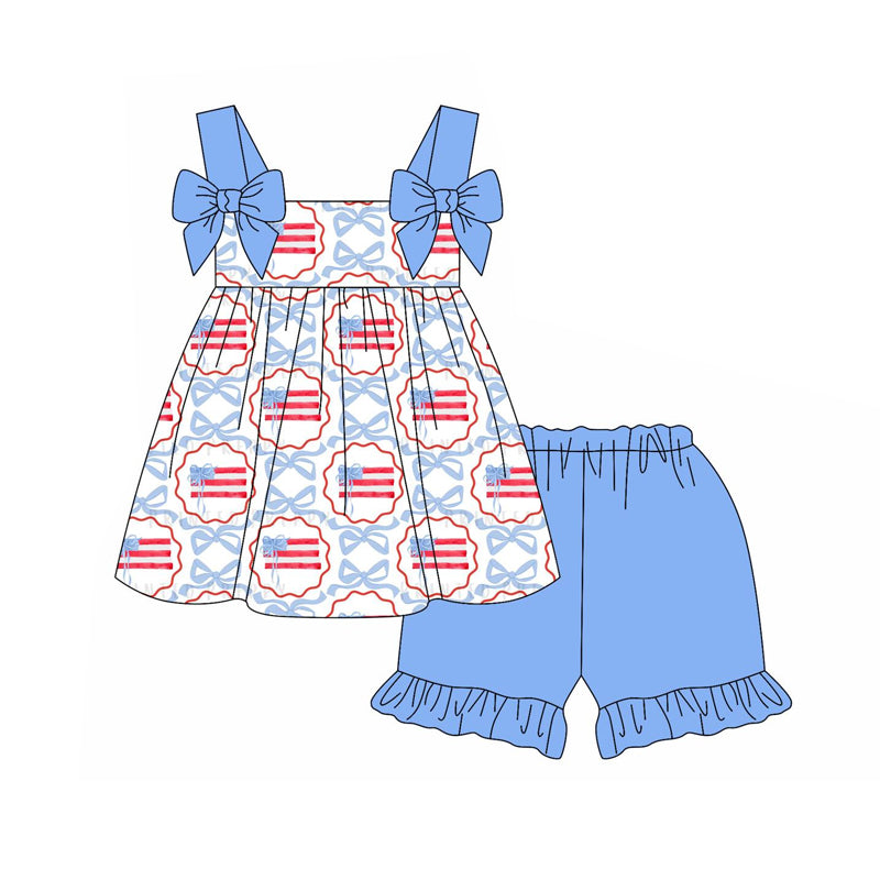 GSSO2074 July 4th National Day Girls Outfit