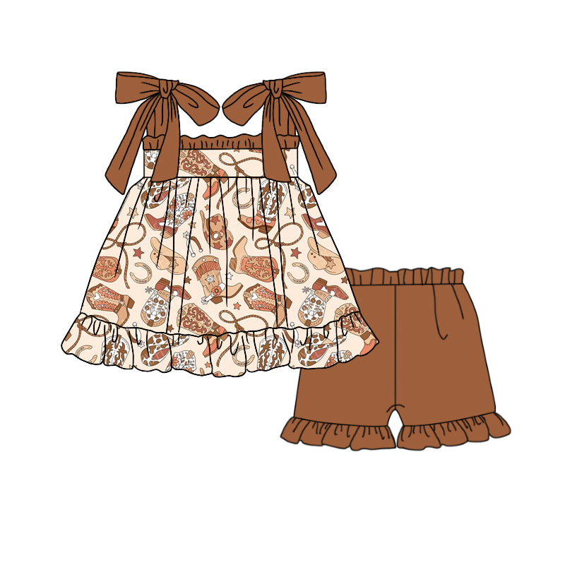 GSSO2144 Boots Brown Set
