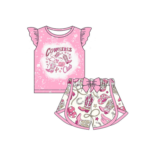 GSSO2145 Pink flying sleeve suit