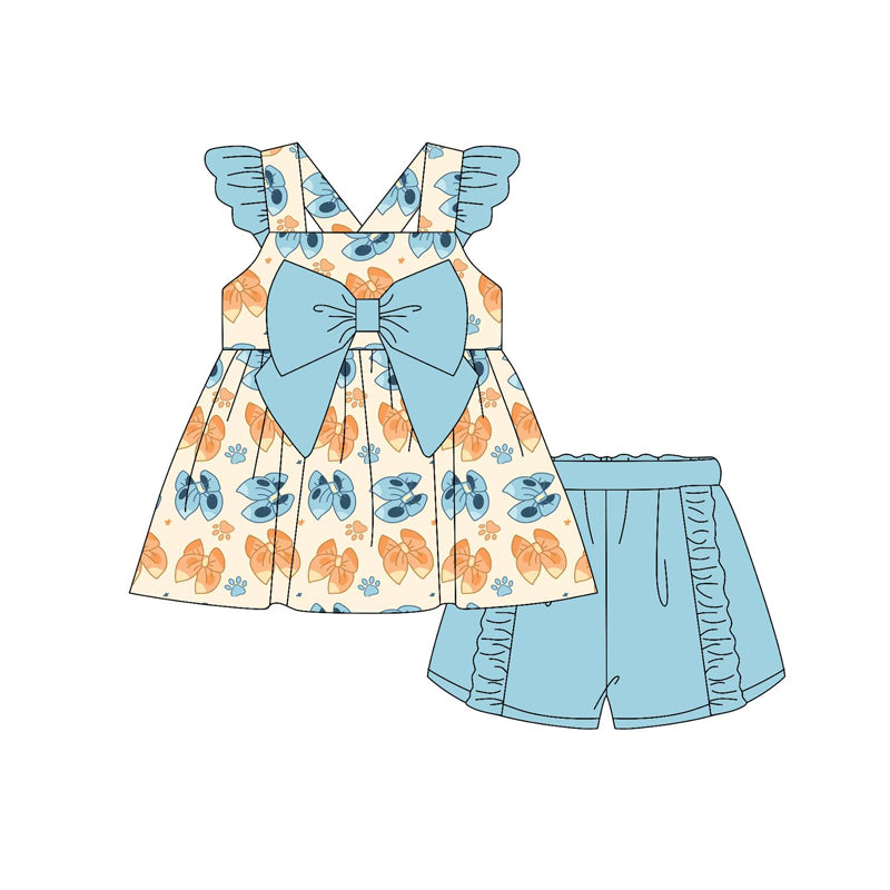 GSSO2175 blue bow set