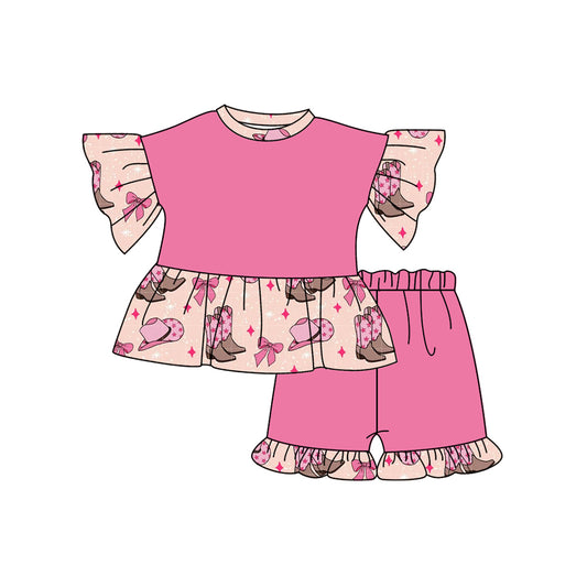 3.7GSSO2251 Pink Boots Set