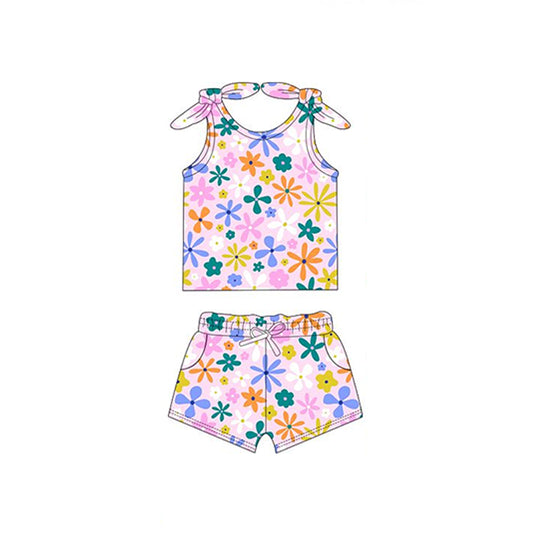 3.7GSSO2261 Color halter neck suit