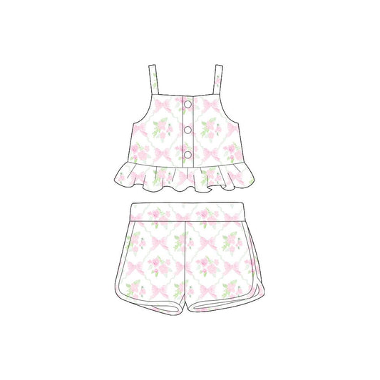 3.7GSSO2263 flower suspender dress