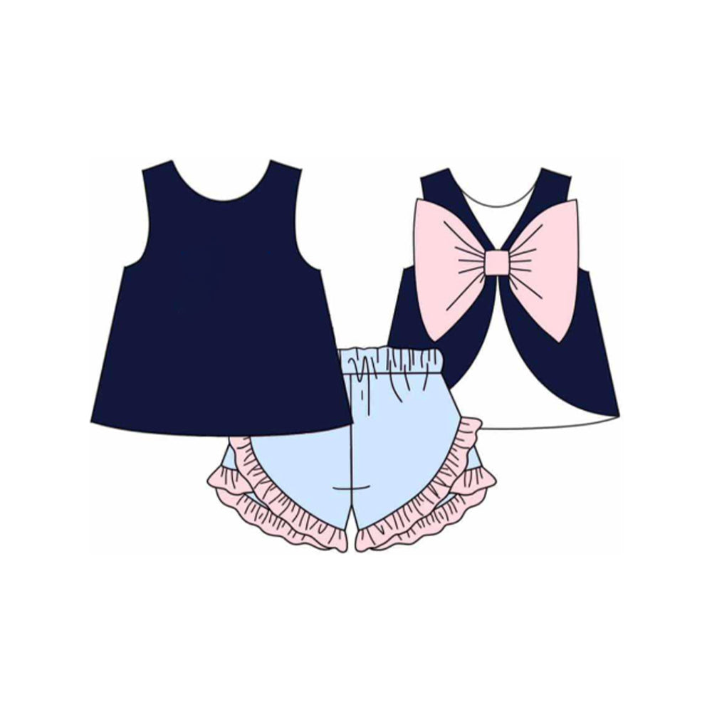3.10GSSO1172 Blue Bow Set