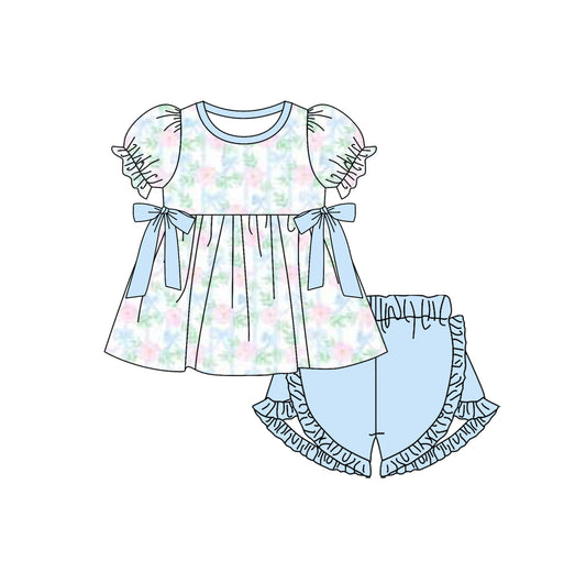 3.13GSSO2299 Blue Floral Suit