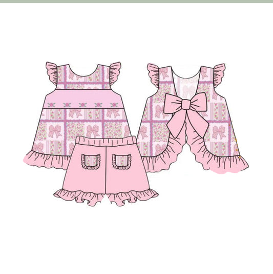3.13GSSO2305 Pink Bow Set