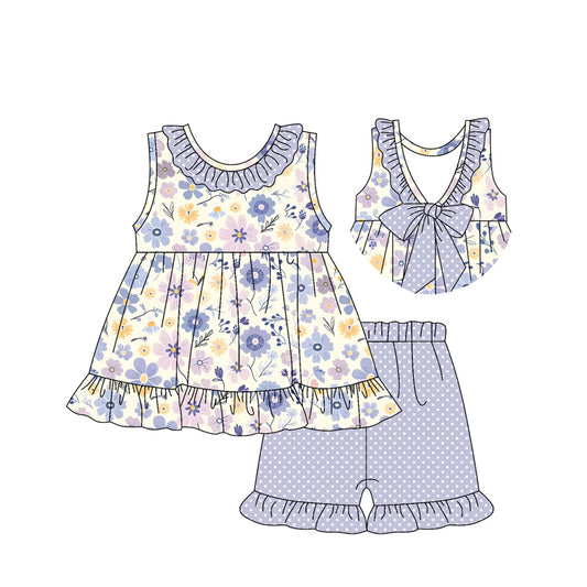 3.13GSSO2306 Purple Bow Set