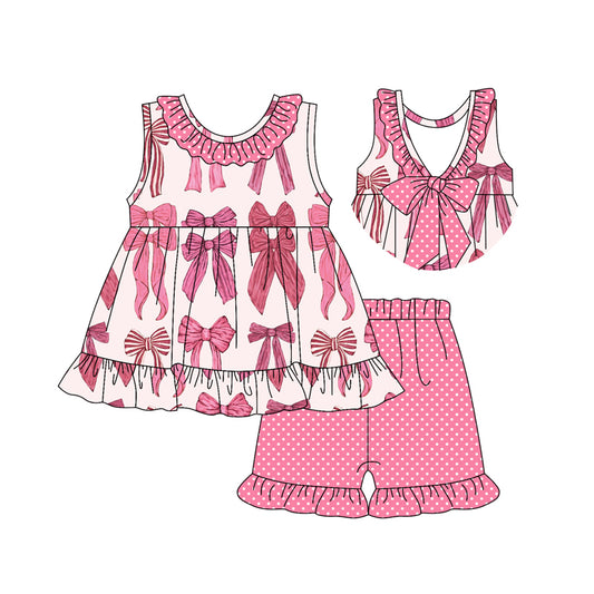 3.13GSSO2307 Pink Bow Set