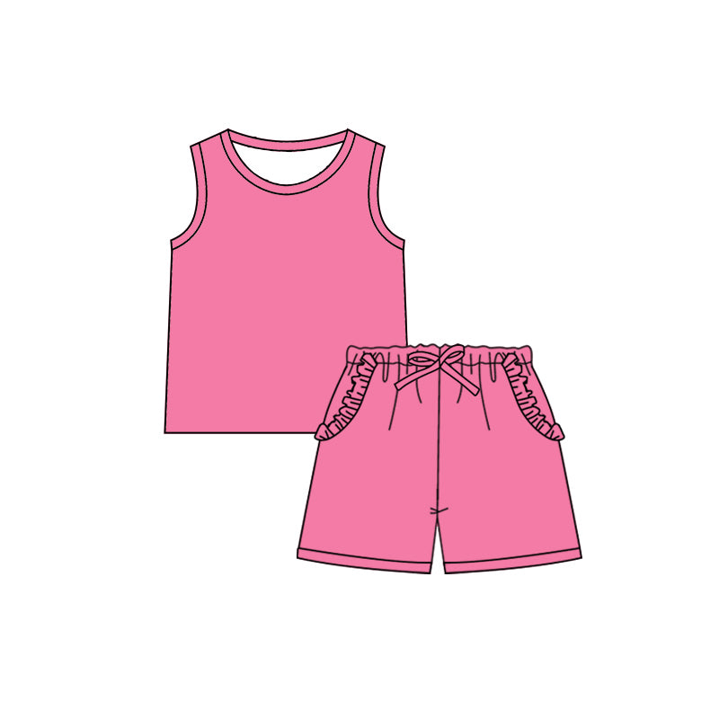 3.3GSO2342 Rose Red Cotton Suit