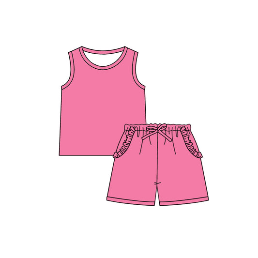 3.3GSO2342 Rose Red Cotton Suit