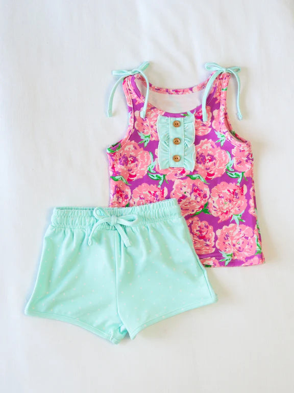 3.14GSSO2356 Purple Flower Set
