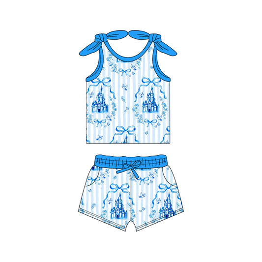 5.20  GSSO2377 Castle Blue Bow Set