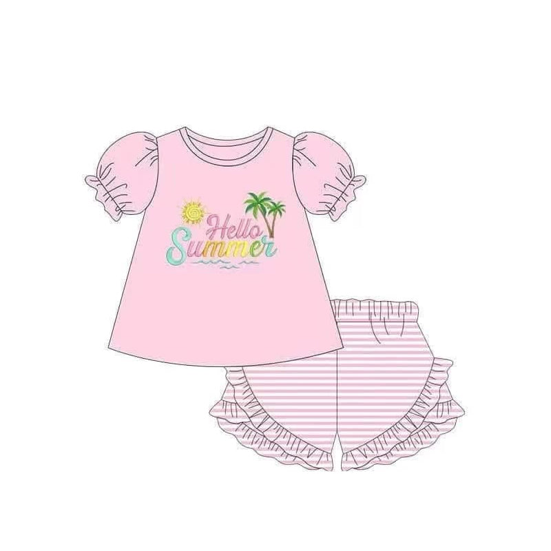 3.8GSO2392 Pink Summer Suit