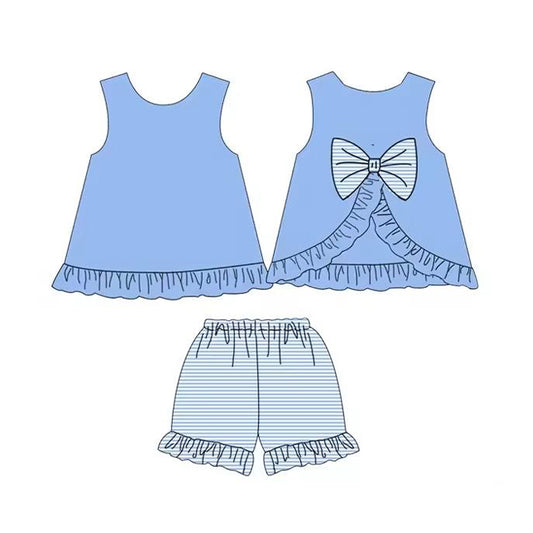 3.18 GSSO2396 Blue Bow Set