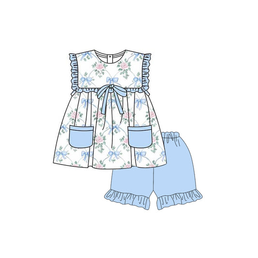3.18 GSSO2401 Blue Bow Pocket Set