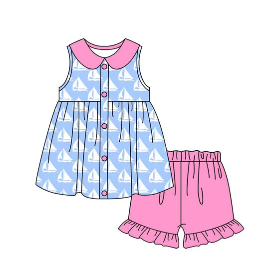 3.19 GSSO2406 Doll collar sailboat suit