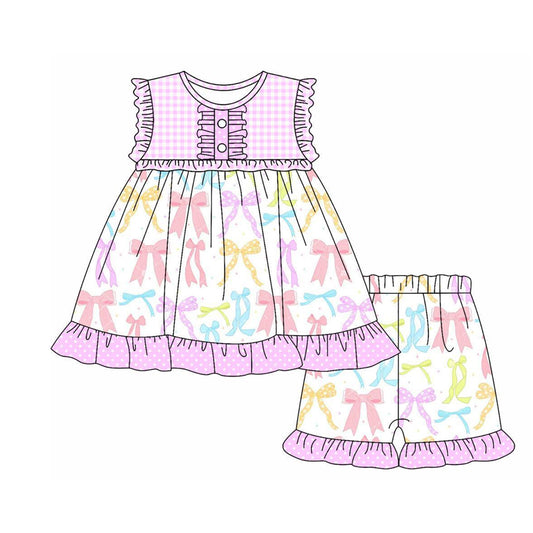 3.20GSSO2428 Colorful Bowknot Summer Suit