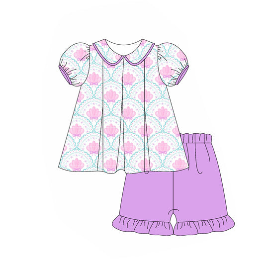 3.20GSSO2431 Flower Deep Purple Summer Set