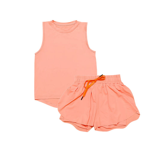 3.26GSSO250 Orange Yoga Suit