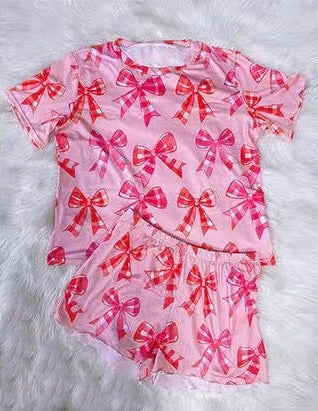 3.27GSSO2528 Pink Bow Set